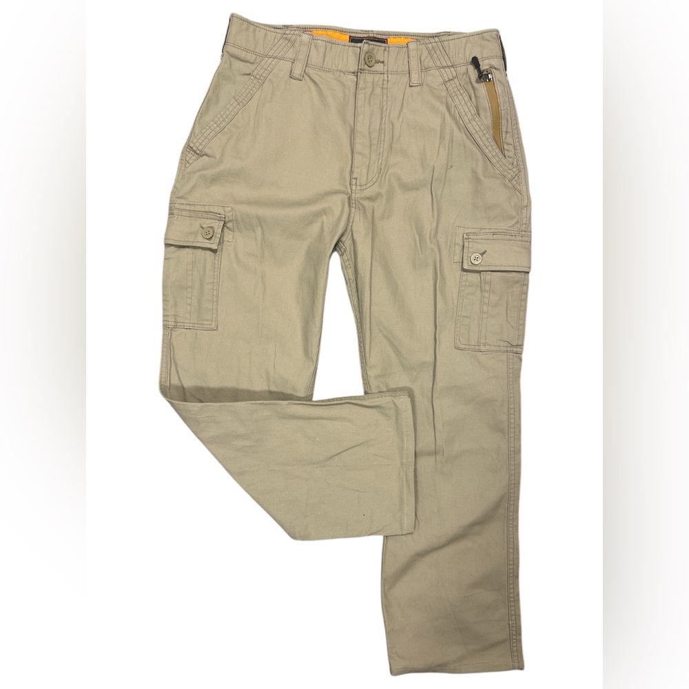 Wear First ‎ Rip Stop Men’s Cargo Pants Size 32 Short, 7 pocket rubber buttons